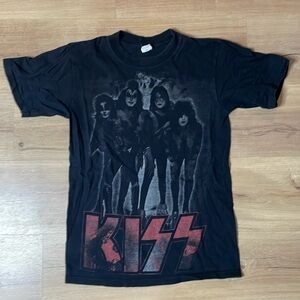 Kiss Hit N Run 2007 Tour T-Shirt. Anvil. Black. Size Small. Good used condition.